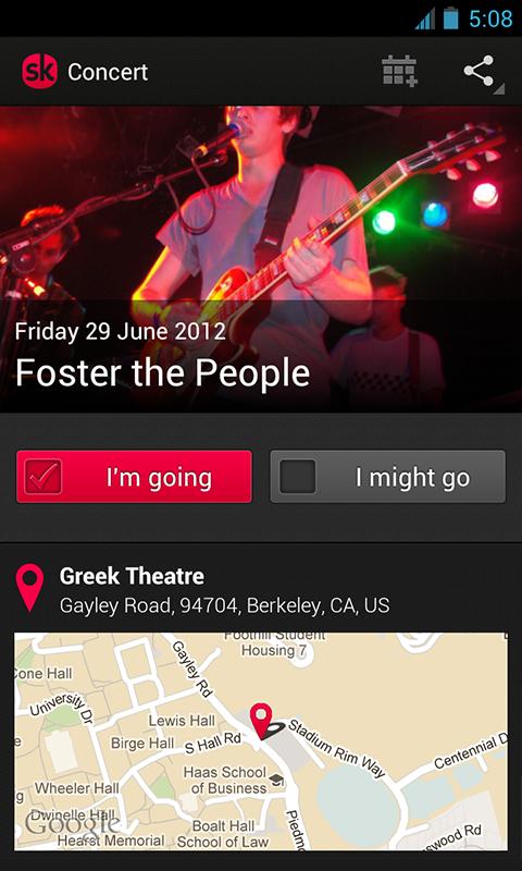 Songkick Concerts .ipa iPhone, iPad, iPod Free App ...