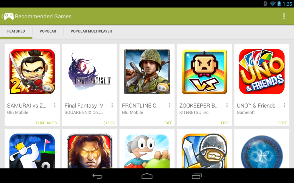 play store download free games for android