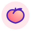 Peach — share vividly